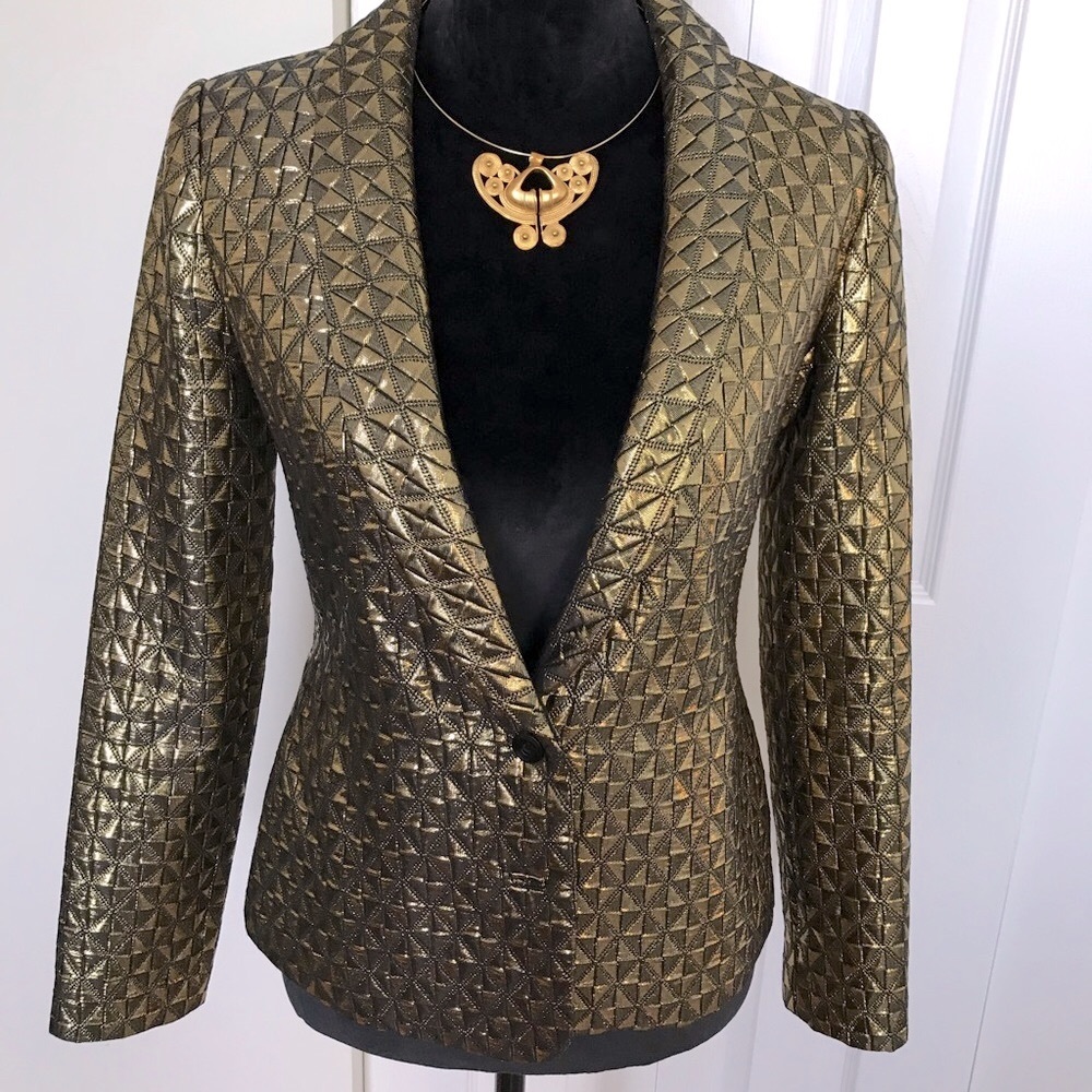 Dolce Vita metallic tiles blazer